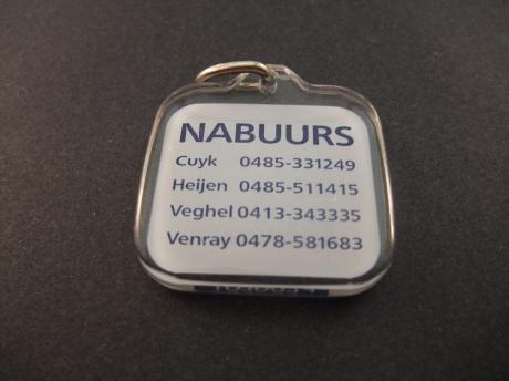Peugeot dealer Nabuurs, Cuyk,Heijen,Veghel autosleutelhanger (2)